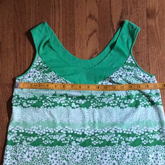 VINTAGE GREEN MAXI DRESS * S/M - Picture 3 of 7